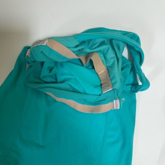 Lululemon Round Neck Tank Racer Swiftly Luon Bra Shelf Top Logo Tiffany Blue 4 - Picture 8 of 14